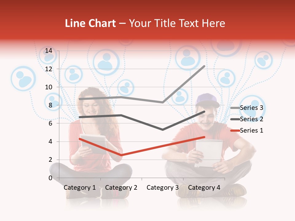 Social Media Contemporary Background PowerPoint Template