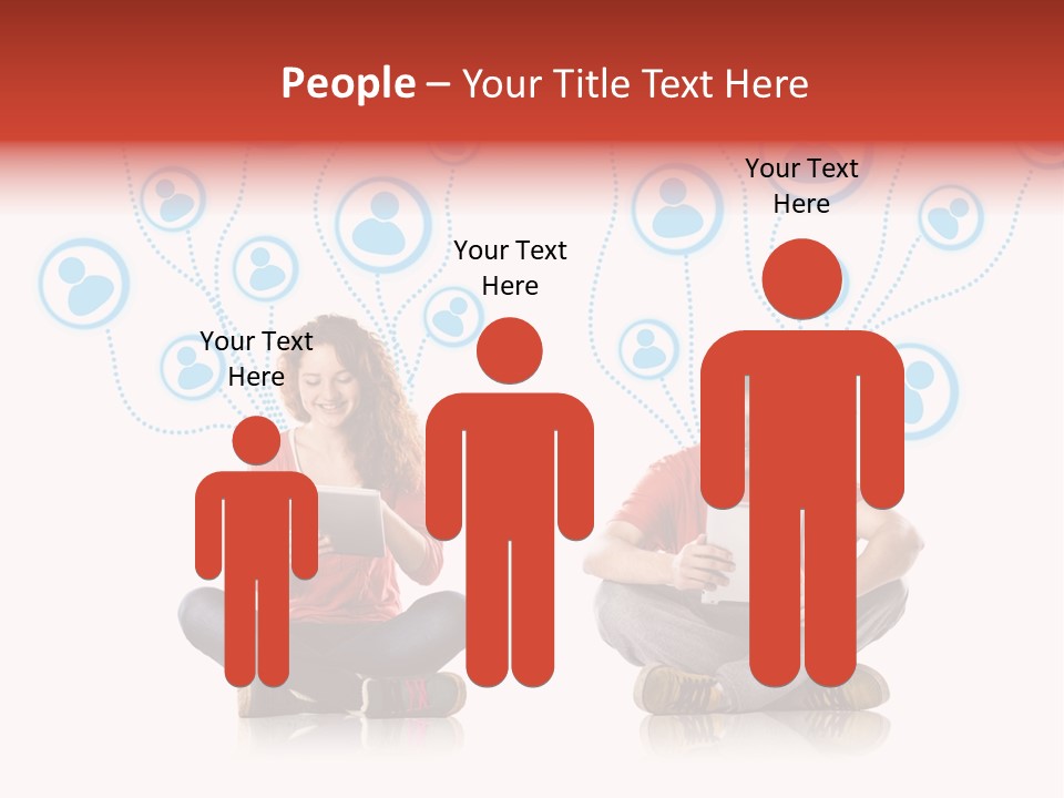 Social Media Contemporary Background PowerPoint Template