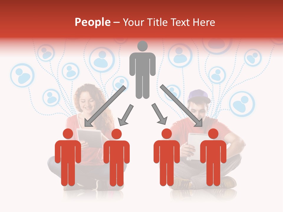 Social Media Contemporary Background PowerPoint Template