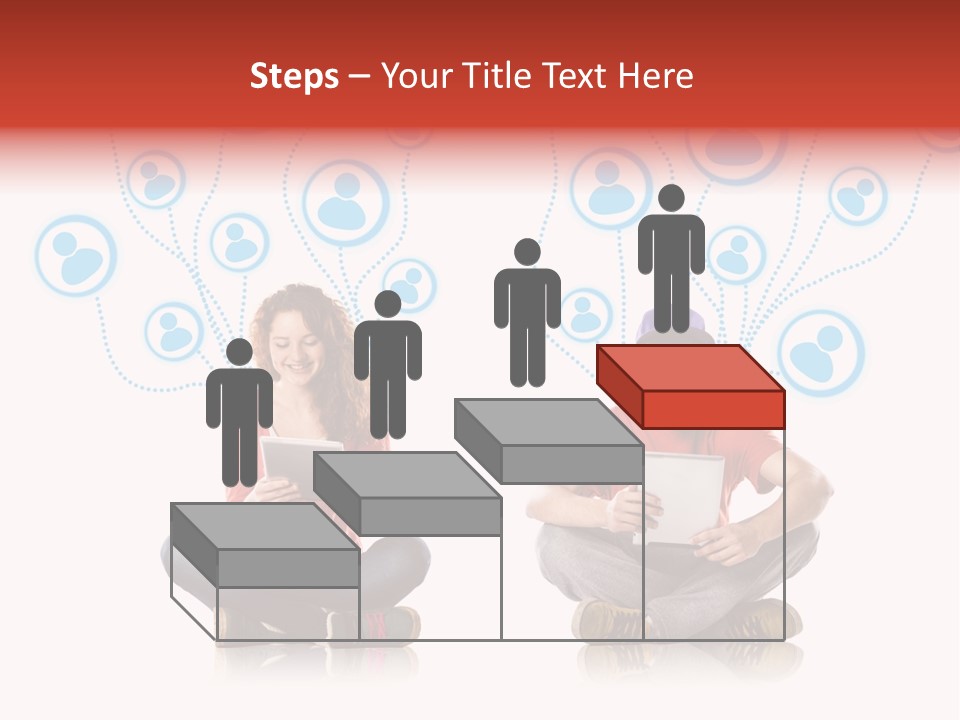 Social Media Contemporary Background PowerPoint Template