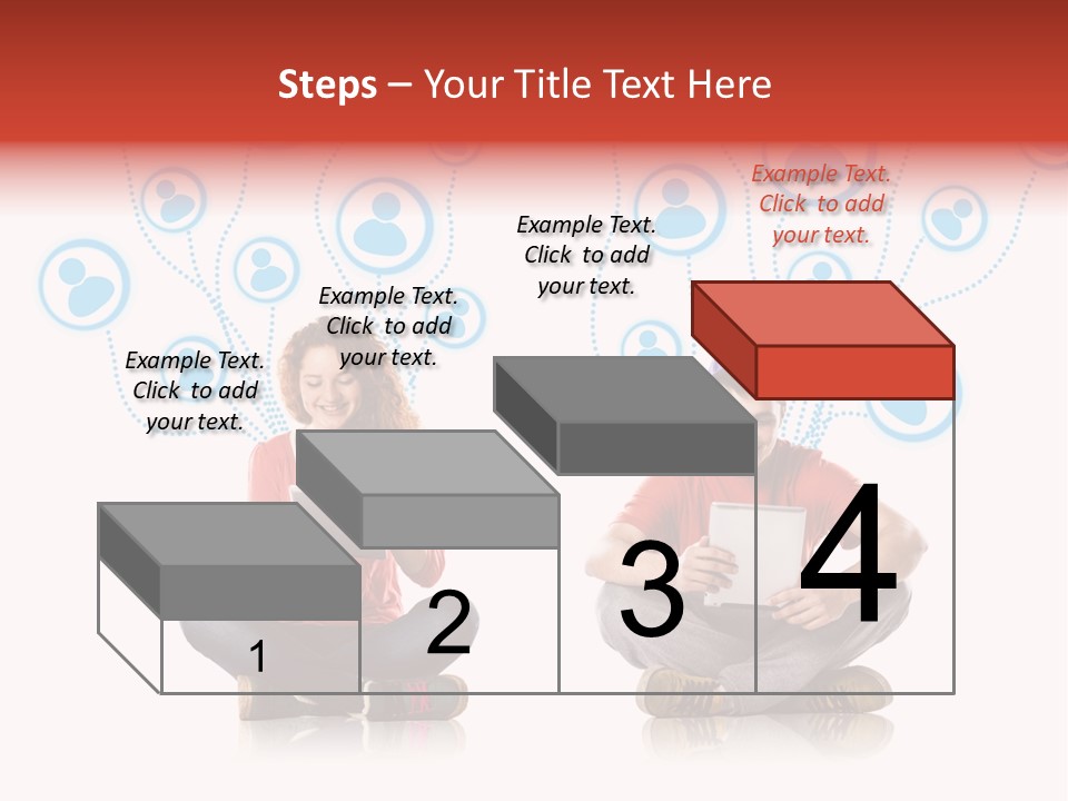 Social Media Contemporary Background PowerPoint Template
