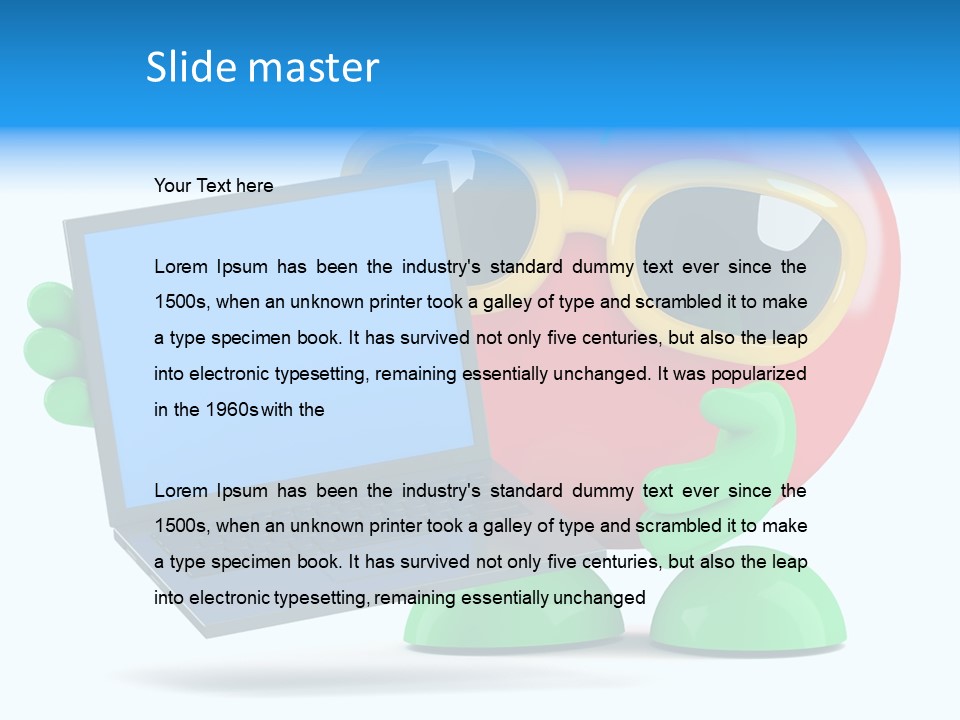 Food Health Illustration PowerPoint Template