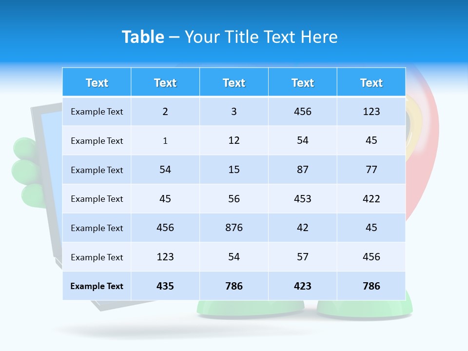 Food Health Illustration PowerPoint Template