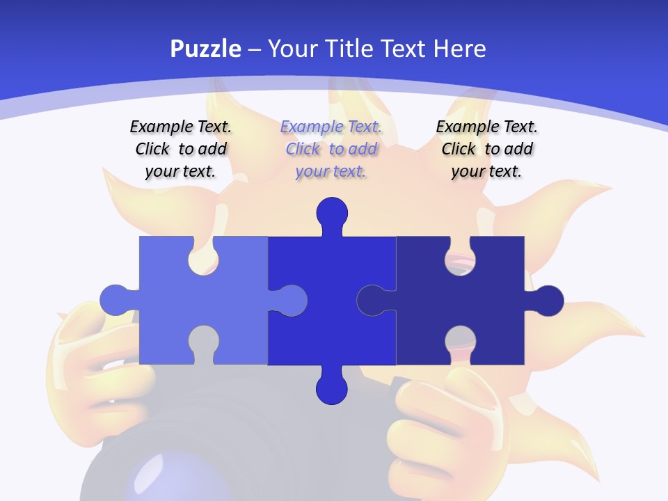 Fire Sunlight Heat PowerPoint Template