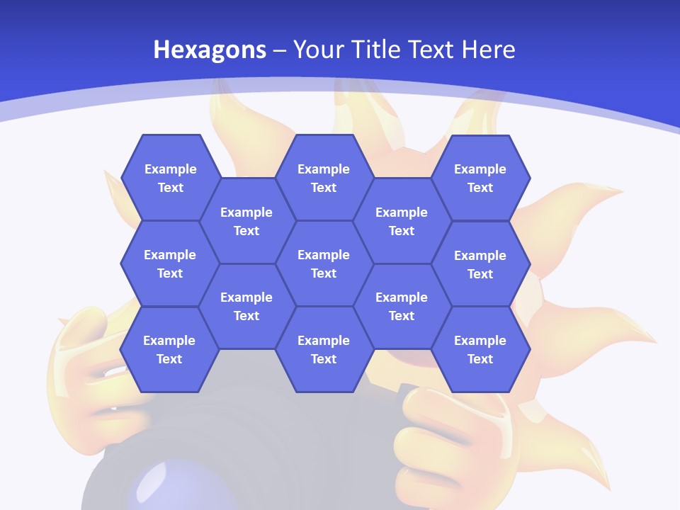 Fire Sunlight Heat PowerPoint Template