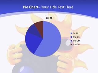 Fire Sunlight Heat PowerPoint Template