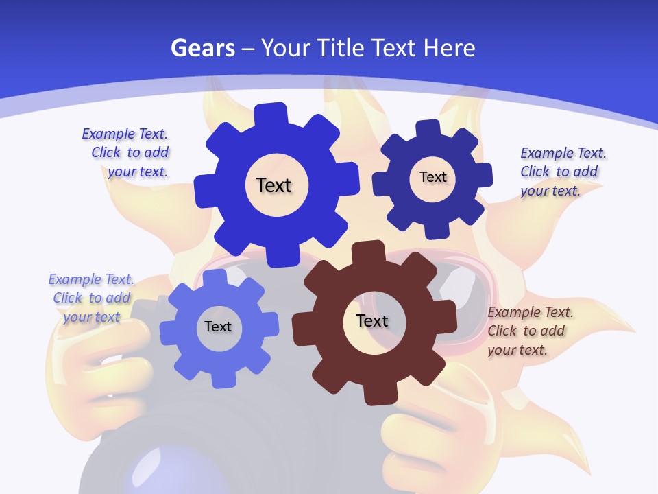 Fire Sunlight Heat PowerPoint Template