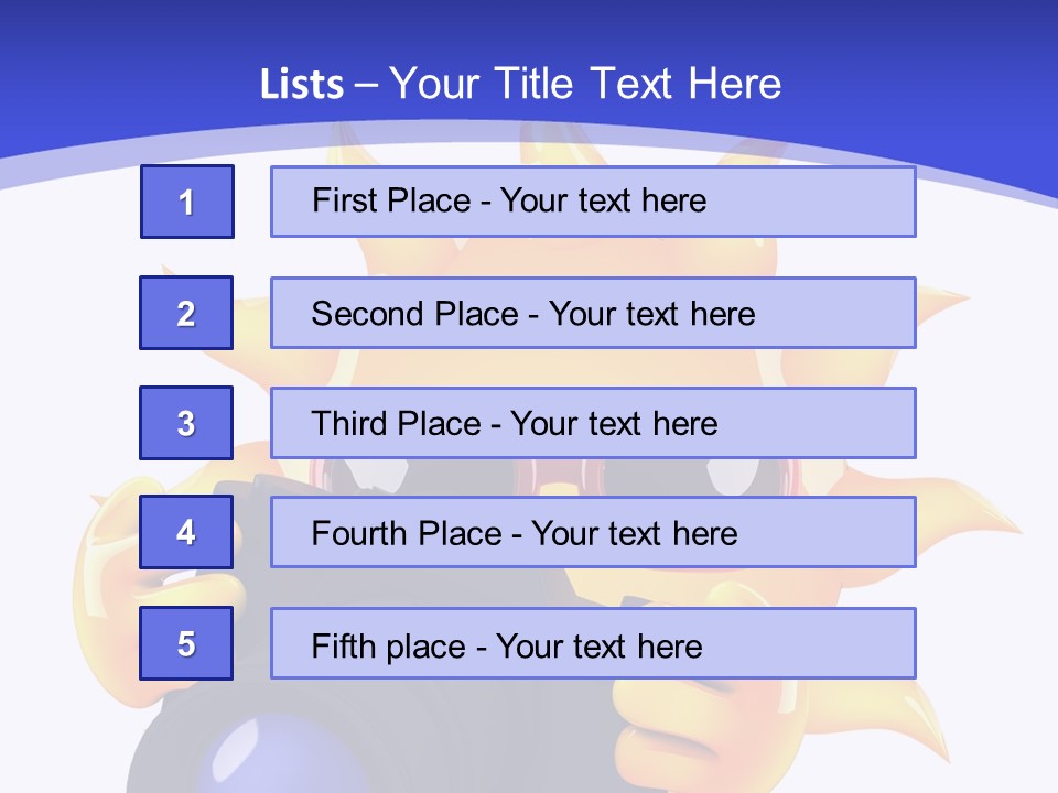 Fire Sunlight Heat PowerPoint Template