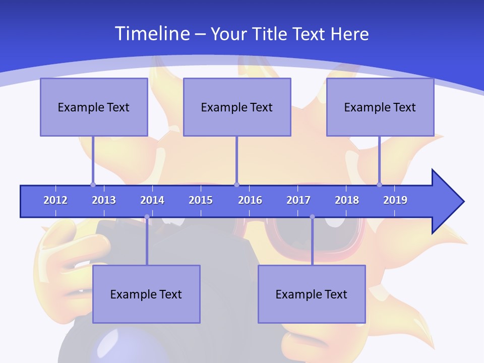 Fire Sunlight Heat PowerPoint Template