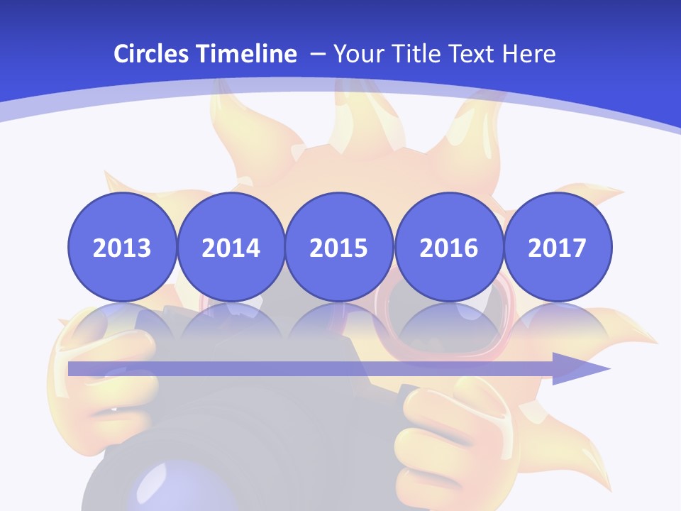 Fire Sunlight Heat PowerPoint Template