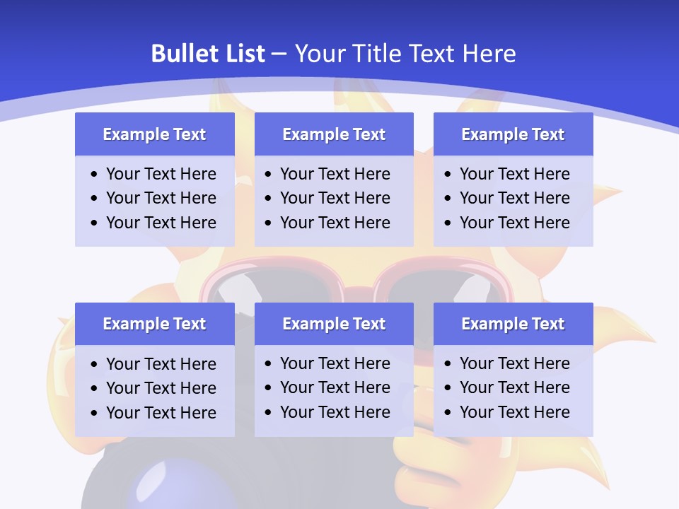 Fire Sunlight Heat PowerPoint Template