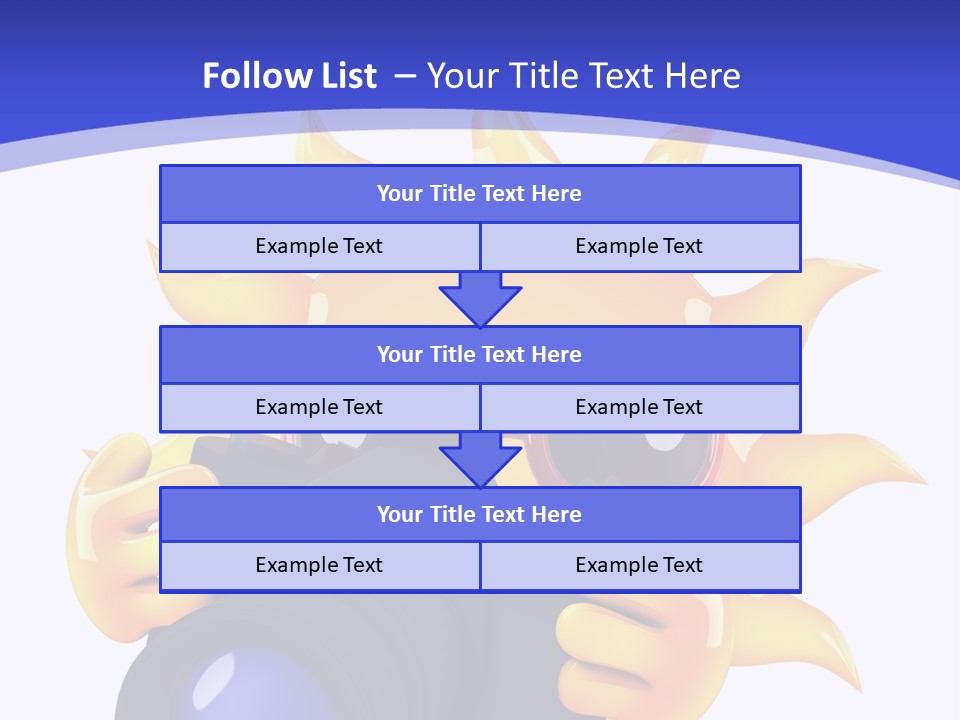 Fire Sunlight Heat PowerPoint Template