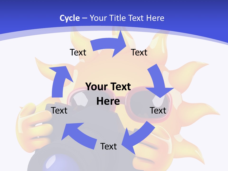 Fire Sunlight Heat PowerPoint Template
