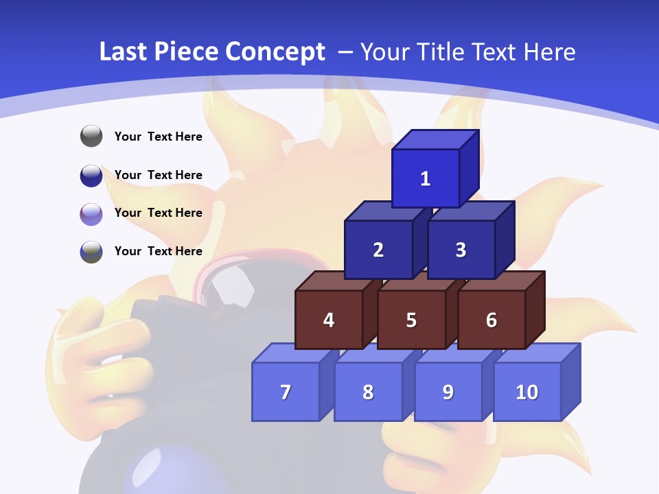 Fire Sunlight Heat PowerPoint Template