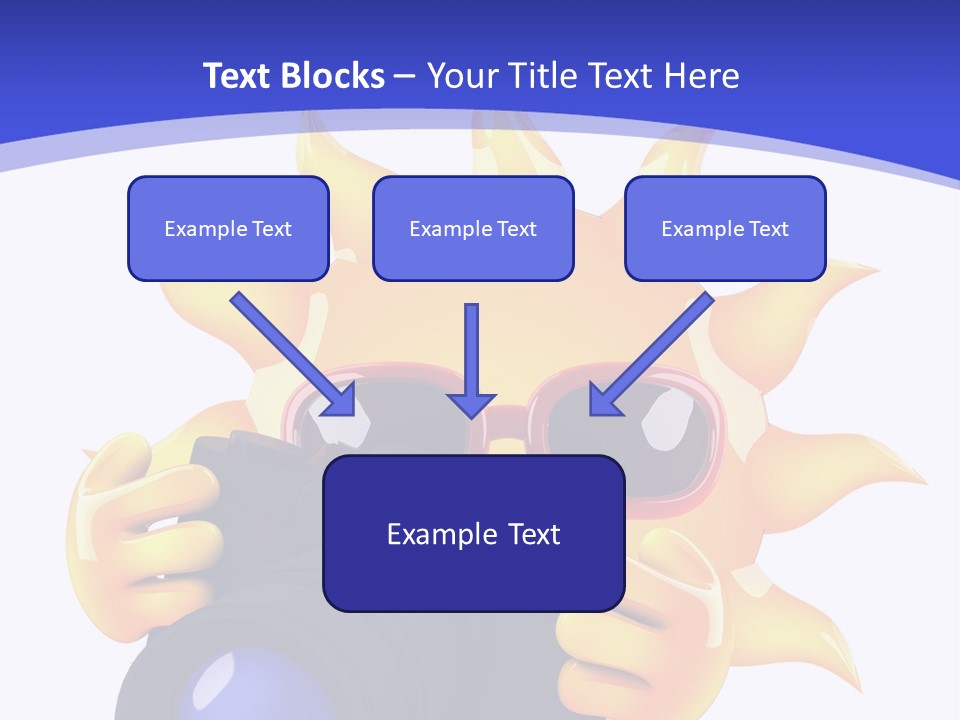 Fire Sunlight Heat PowerPoint Template