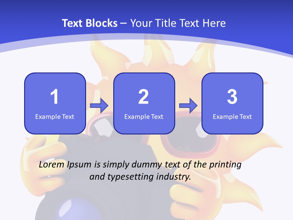 Fire Sunlight Heat PowerPoint Template
