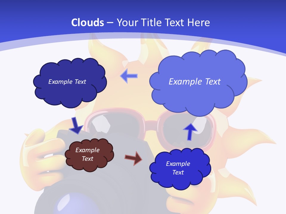 Fire Sunlight Heat PowerPoint Template