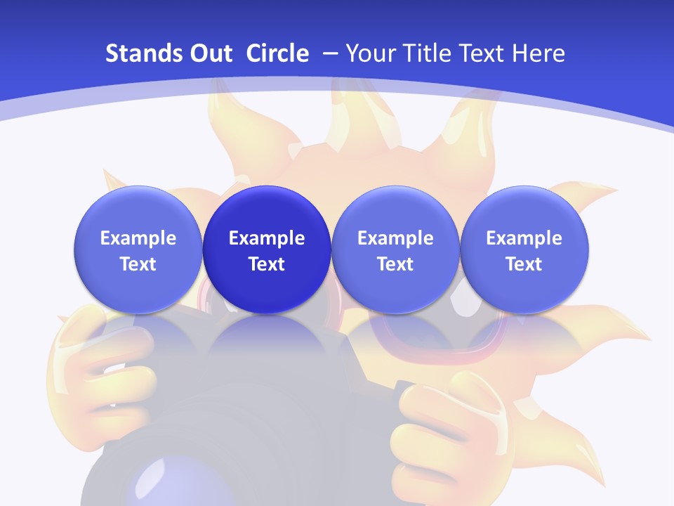 Fire Sunlight Heat PowerPoint Template