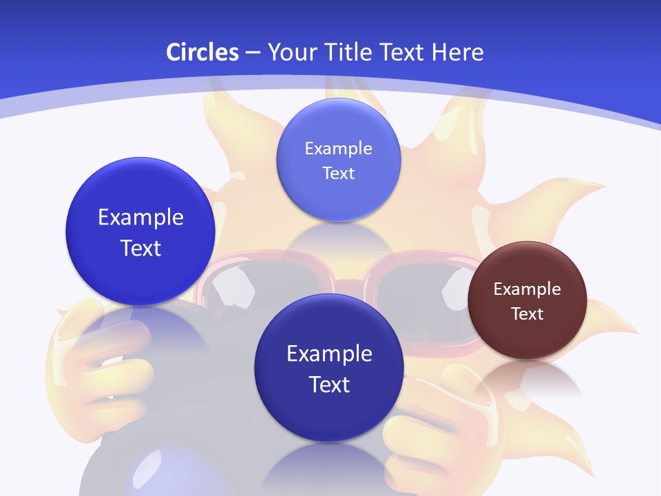 Fire Sunlight Heat PowerPoint Template