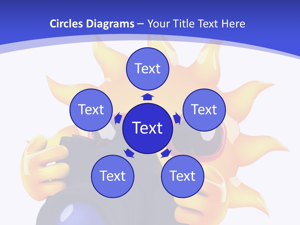 Fire Sunlight Heat PowerPoint Template