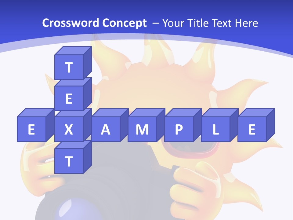 Fire Sunlight Heat PowerPoint Template