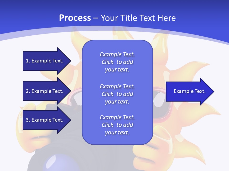 Fire Sunlight Heat PowerPoint Template