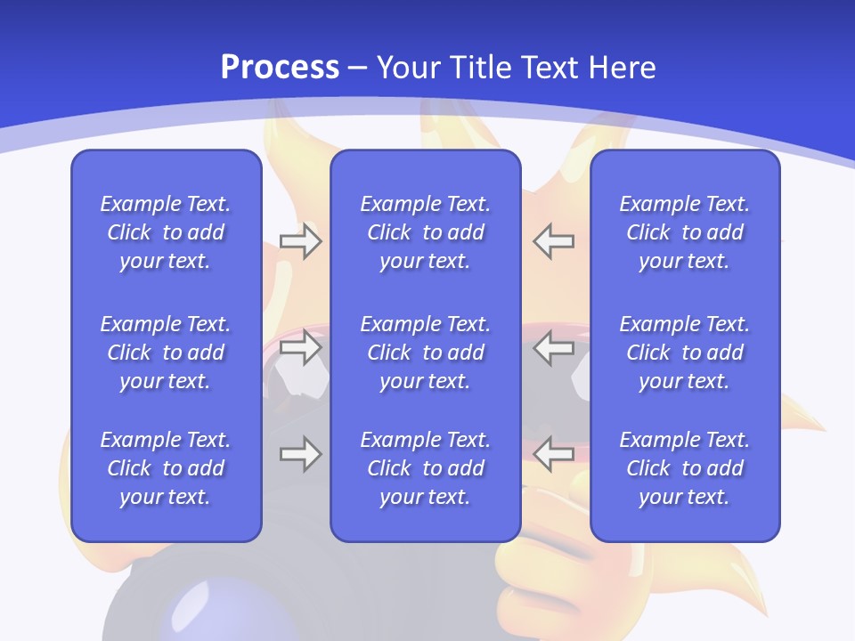 Fire Sunlight Heat PowerPoint Template
