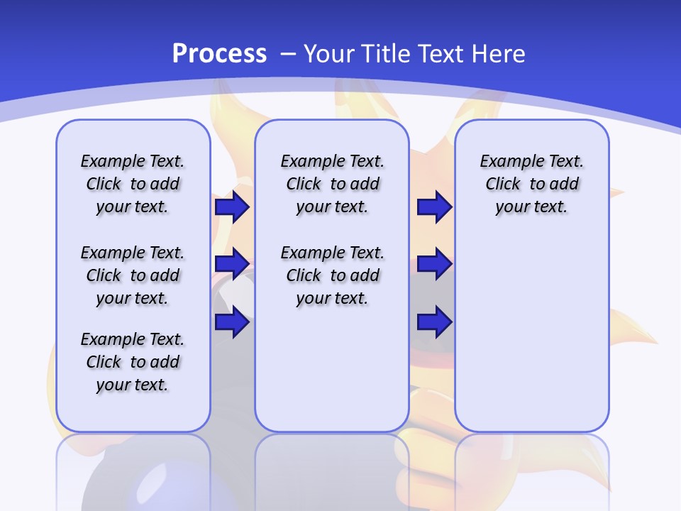 Fire Sunlight Heat PowerPoint Template