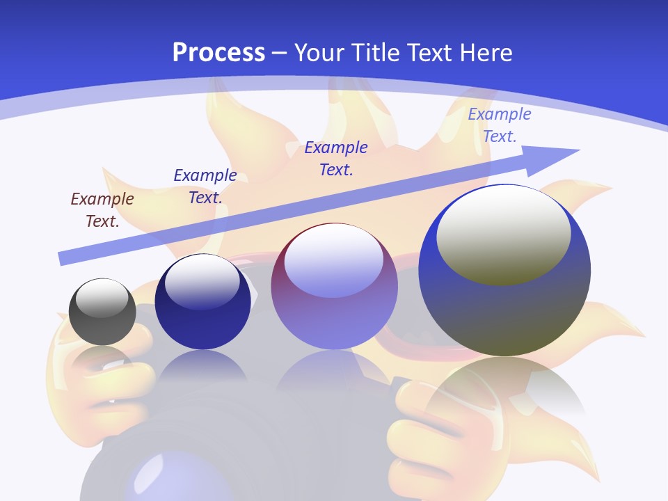 Fire Sunlight Heat PowerPoint Template