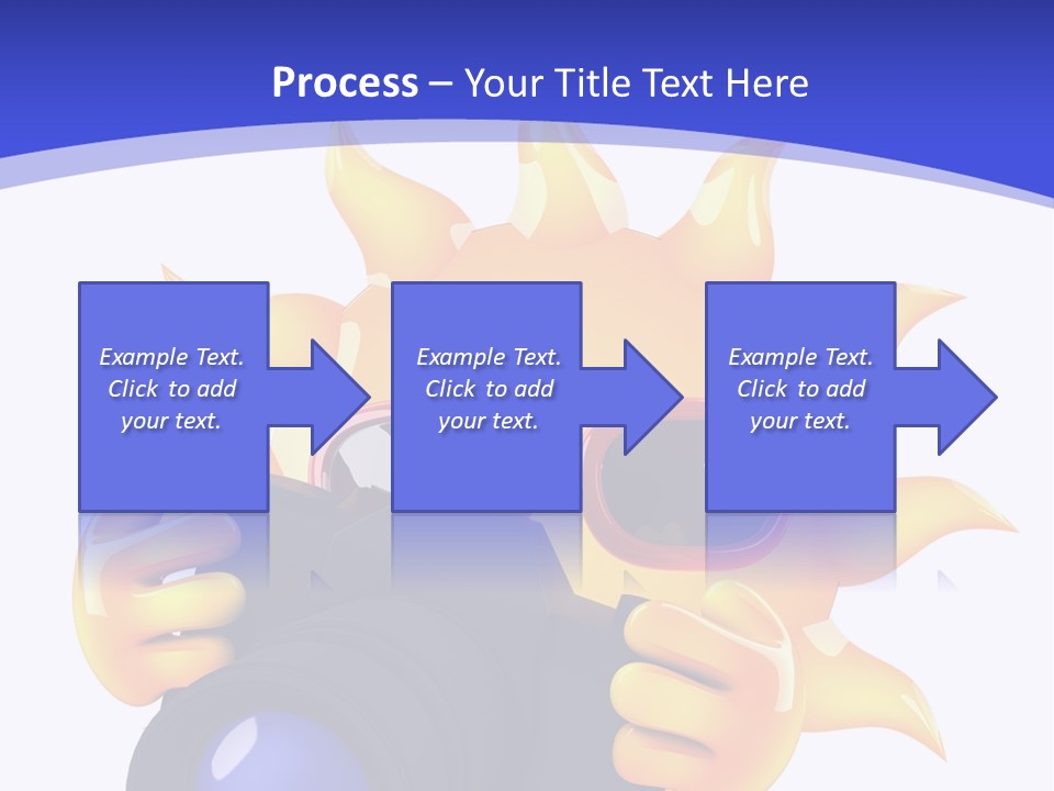 Fire Sunlight Heat PowerPoint Template