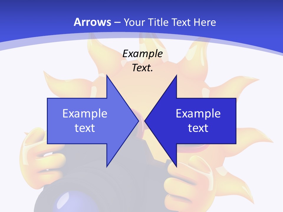 Fire Sunlight Heat PowerPoint Template