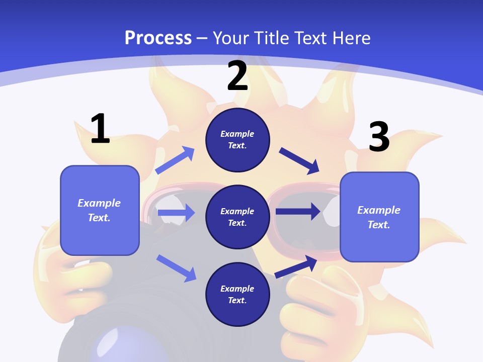 Fire Sunlight Heat PowerPoint Template
