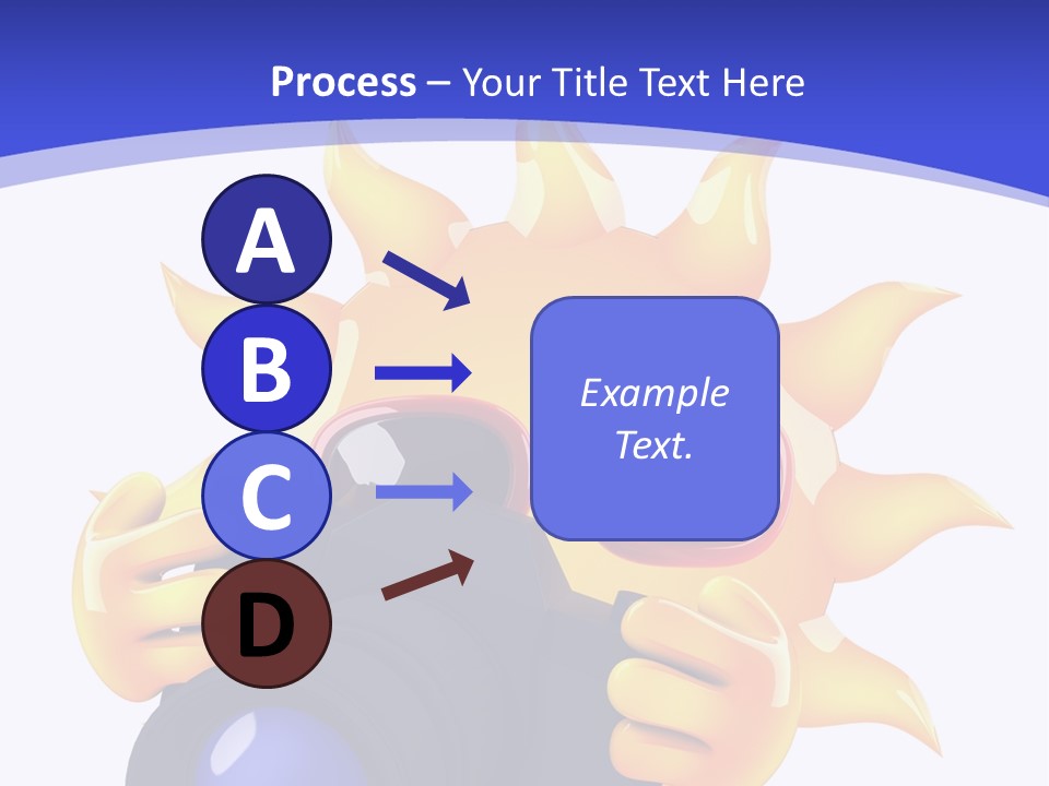 Fire Sunlight Heat PowerPoint Template