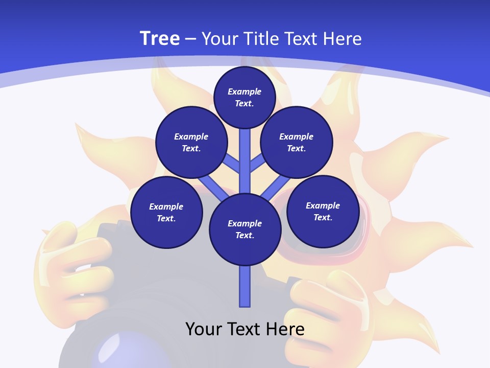 Fire Sunlight Heat PowerPoint Template