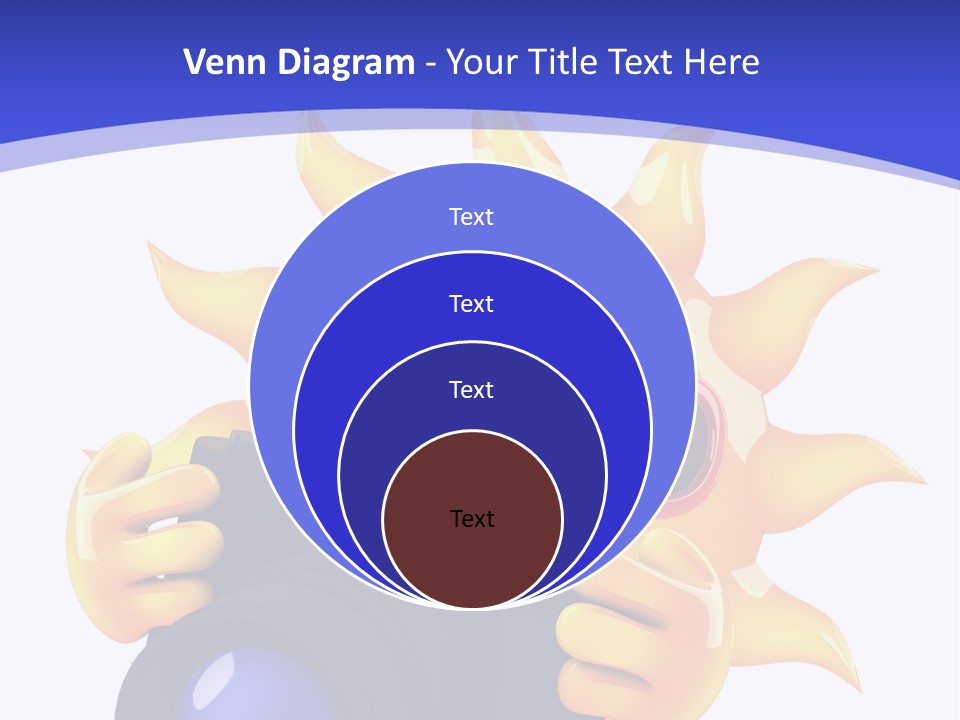 Fire Sunlight Heat PowerPoint Template