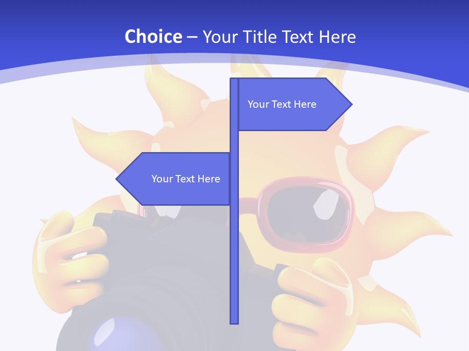 Fire Sunlight Heat PowerPoint Template