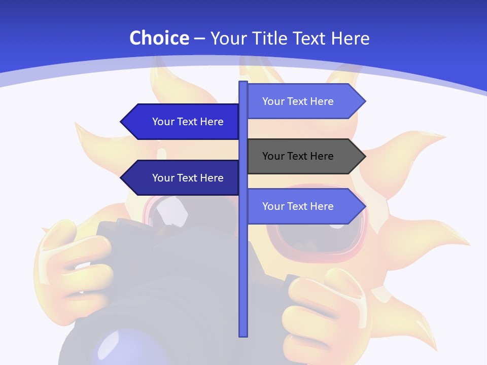 Fire Sunlight Heat PowerPoint Template
