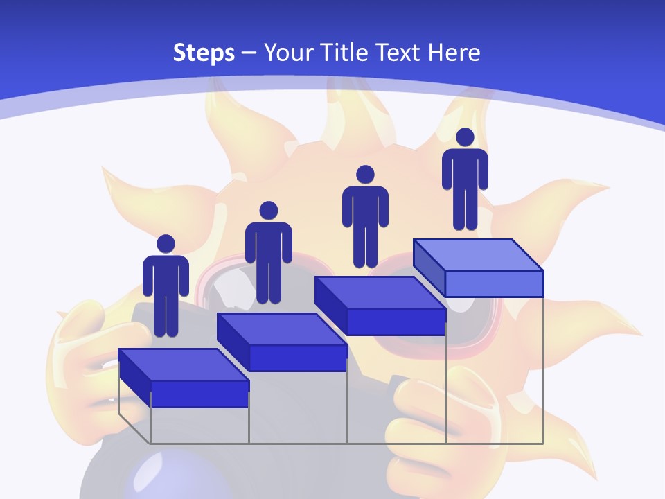 Fire Sunlight Heat PowerPoint Template