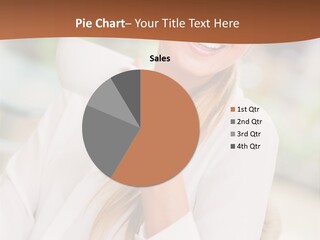 Hot Attractive Blonde PowerPoint Template