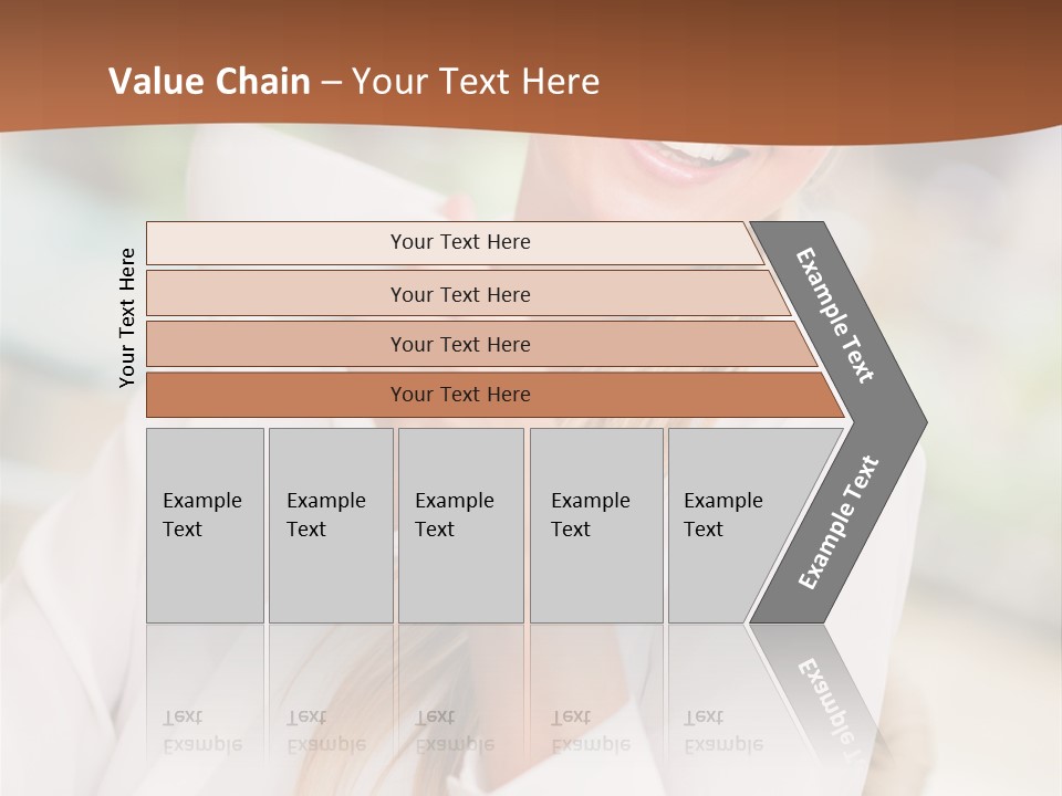 Hot Attractive Blonde PowerPoint Template