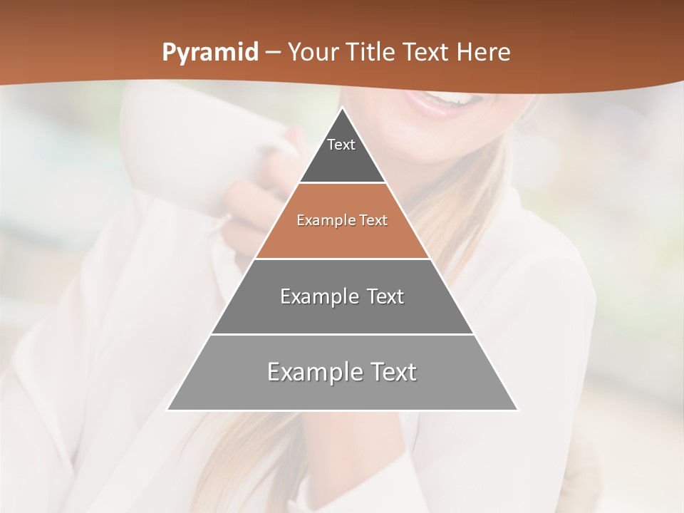 Hot Attractive Blonde PowerPoint Template