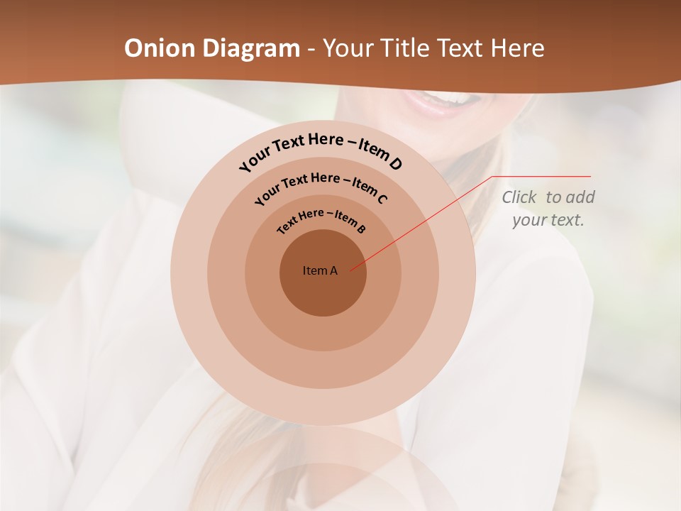 Hot Attractive Blonde PowerPoint Template