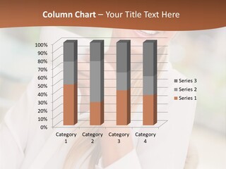 Hot Attractive Blonde PowerPoint Template