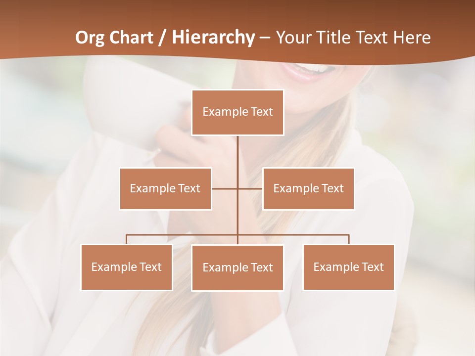 Hot Attractive Blonde PowerPoint Template