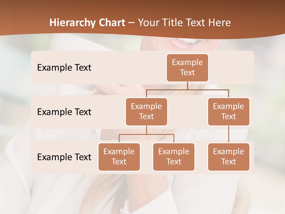 Hot Attractive Blonde PowerPoint Template