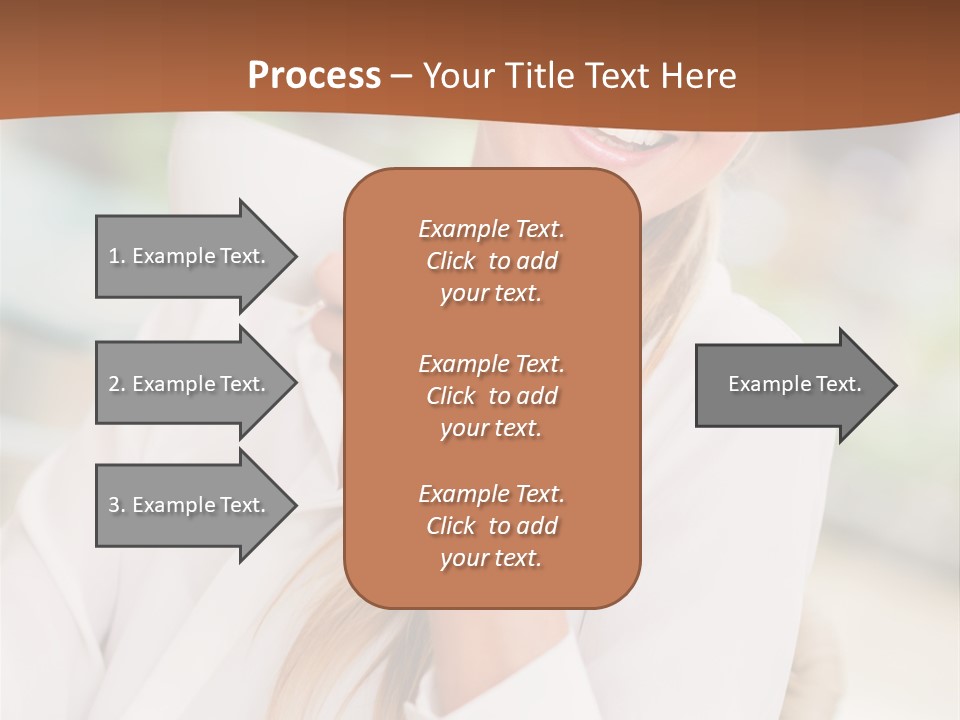 Hot Attractive Blonde PowerPoint Template