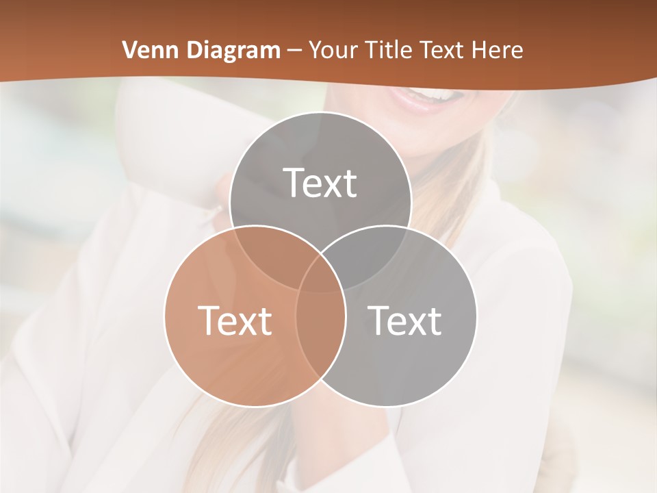 Hot Attractive Blonde PowerPoint Template