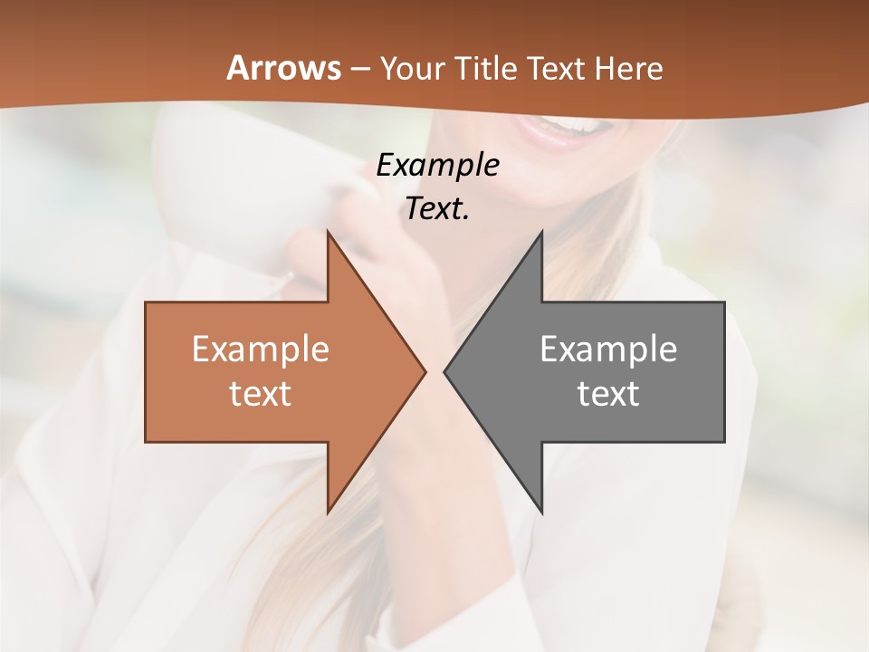 Hot Attractive Blonde PowerPoint Template