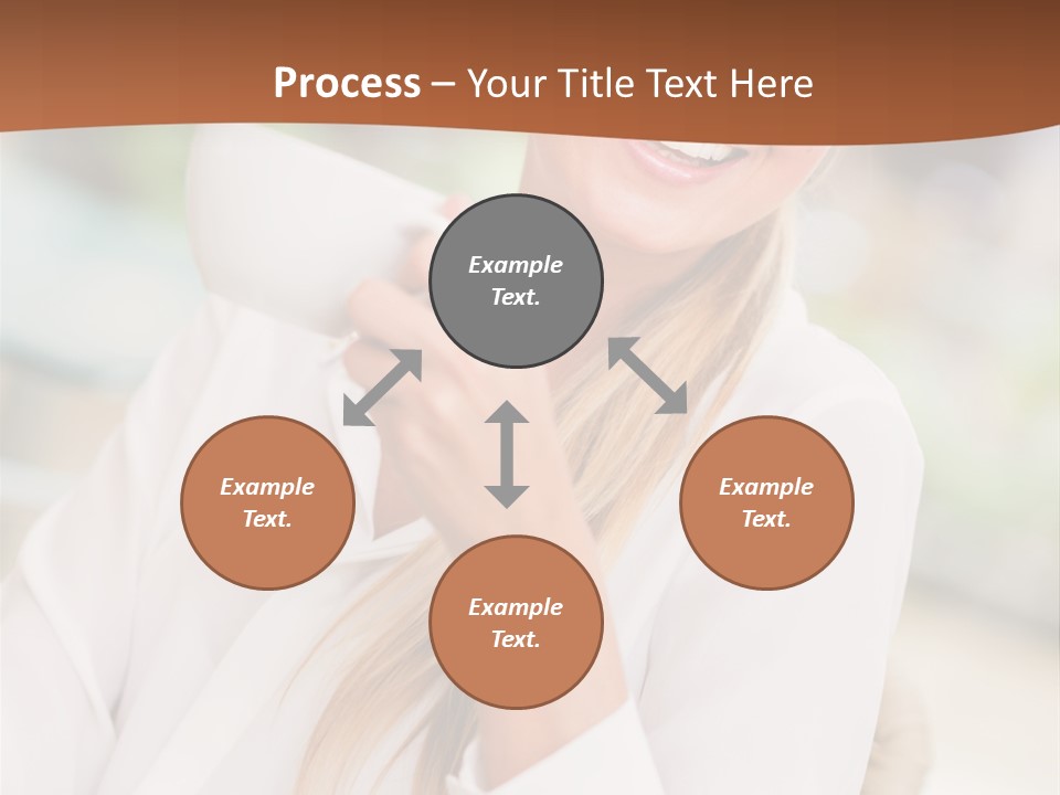 Hot Attractive Blonde PowerPoint Template