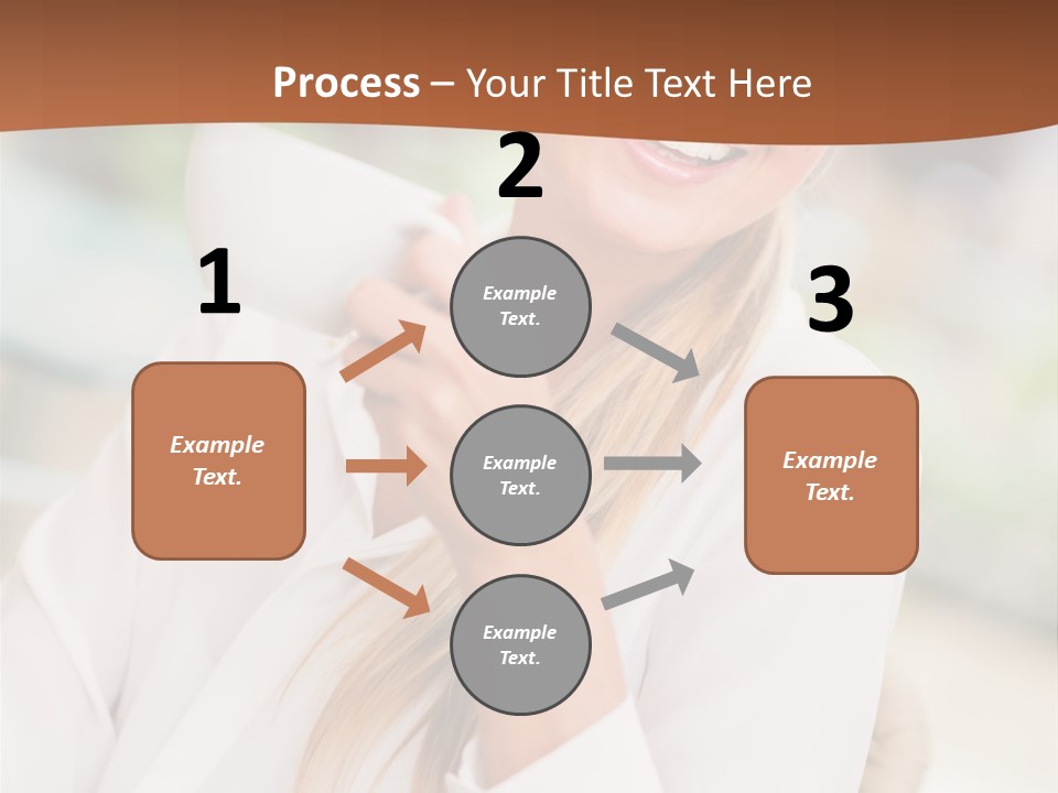 Hot Attractive Blonde PowerPoint Template